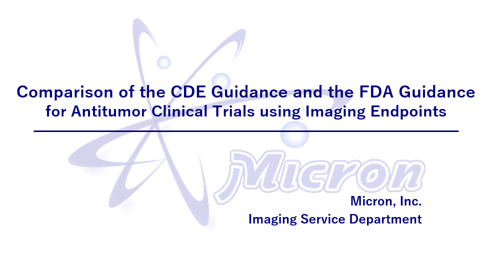 CDE Guidance