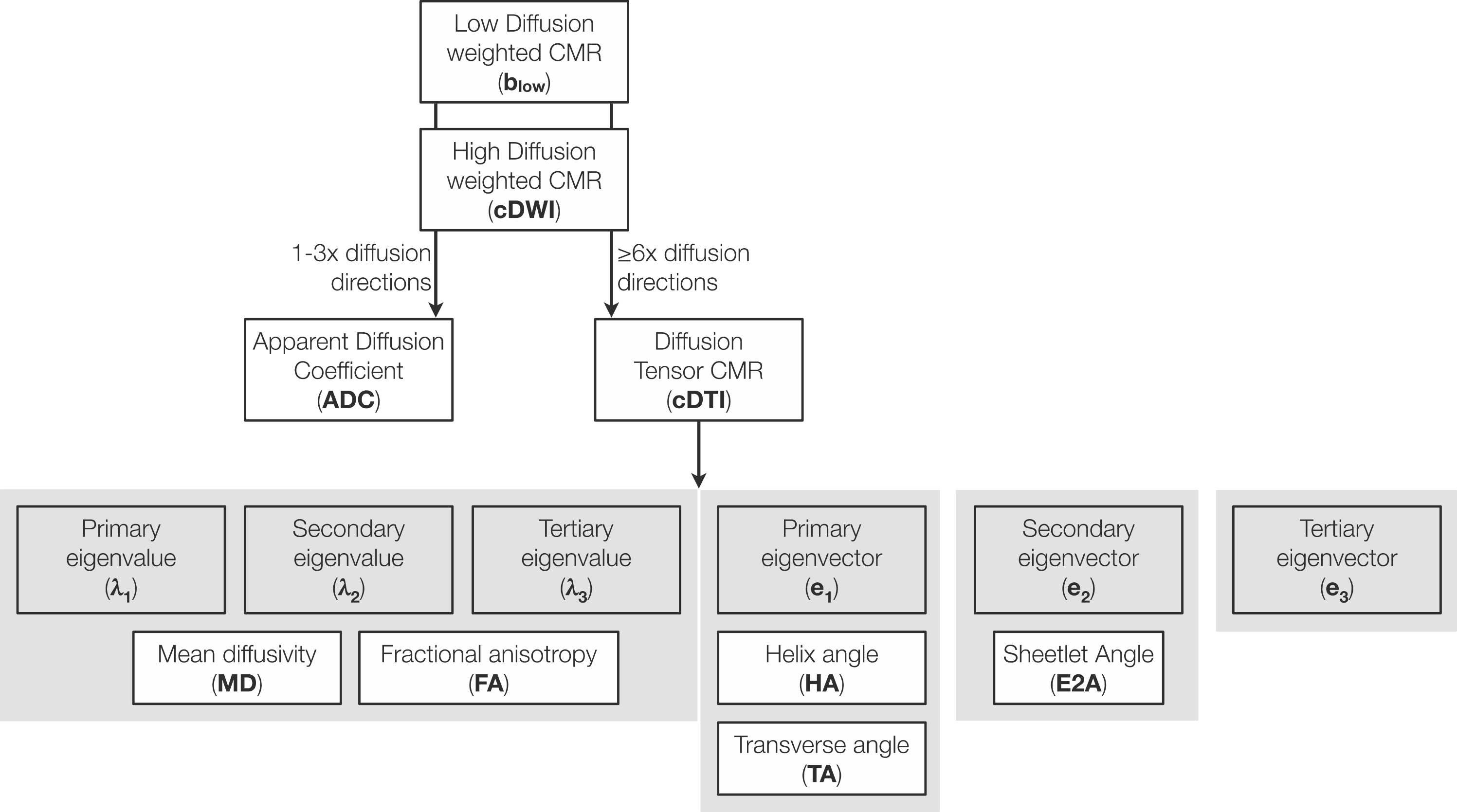 cDTI、HA、TA、E2A